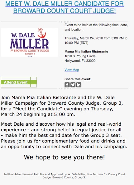 Dale Miller Invite
