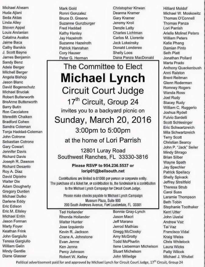 Parrish Invite for Michael Lynch