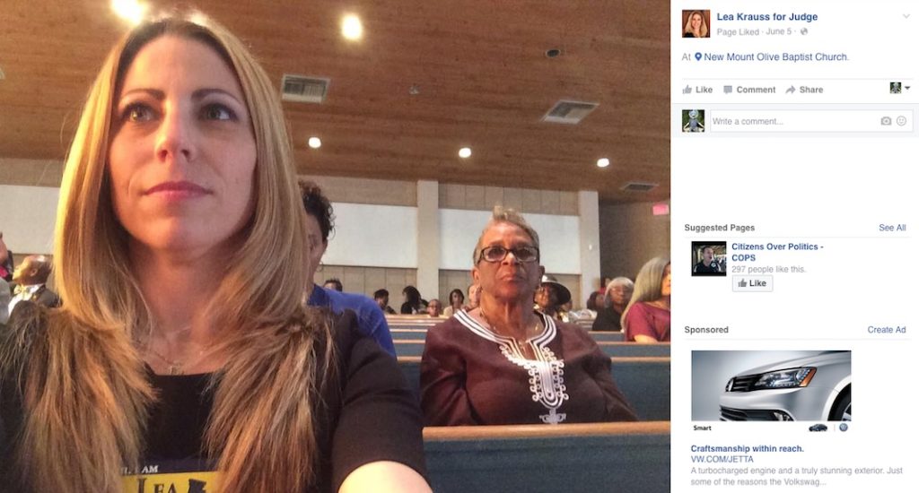 Krauss' Selfie In Church